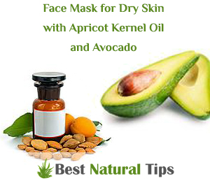 Homemade Face Mask for Dry Skin with Apricot Kernel Oil and Avocado